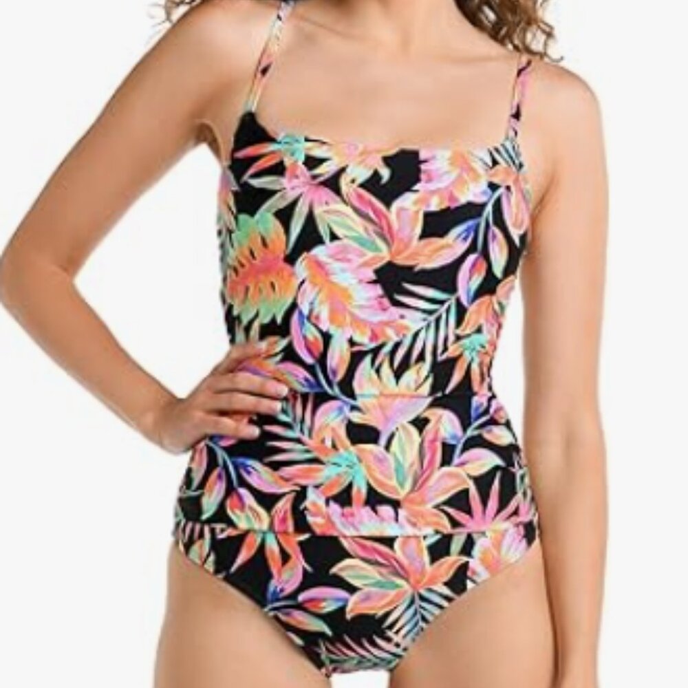 La Blanca Women's One Piece Swimsuit Lingerie Tummy Control Bathing Suit US10